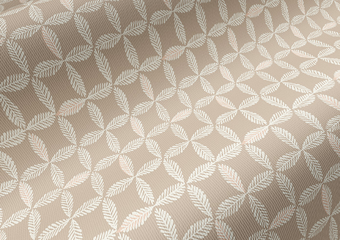 Leaf Tile, Soft Truffle - Twist&Fit Roller Blind - Image 4